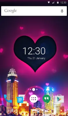 Night Love Wallpaper android App screenshot 0